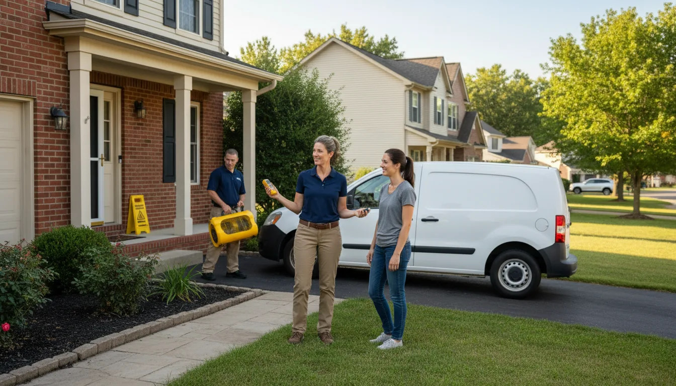 Water restoration image for Dehumidification And Cleanup Services in Hadlyme, CT